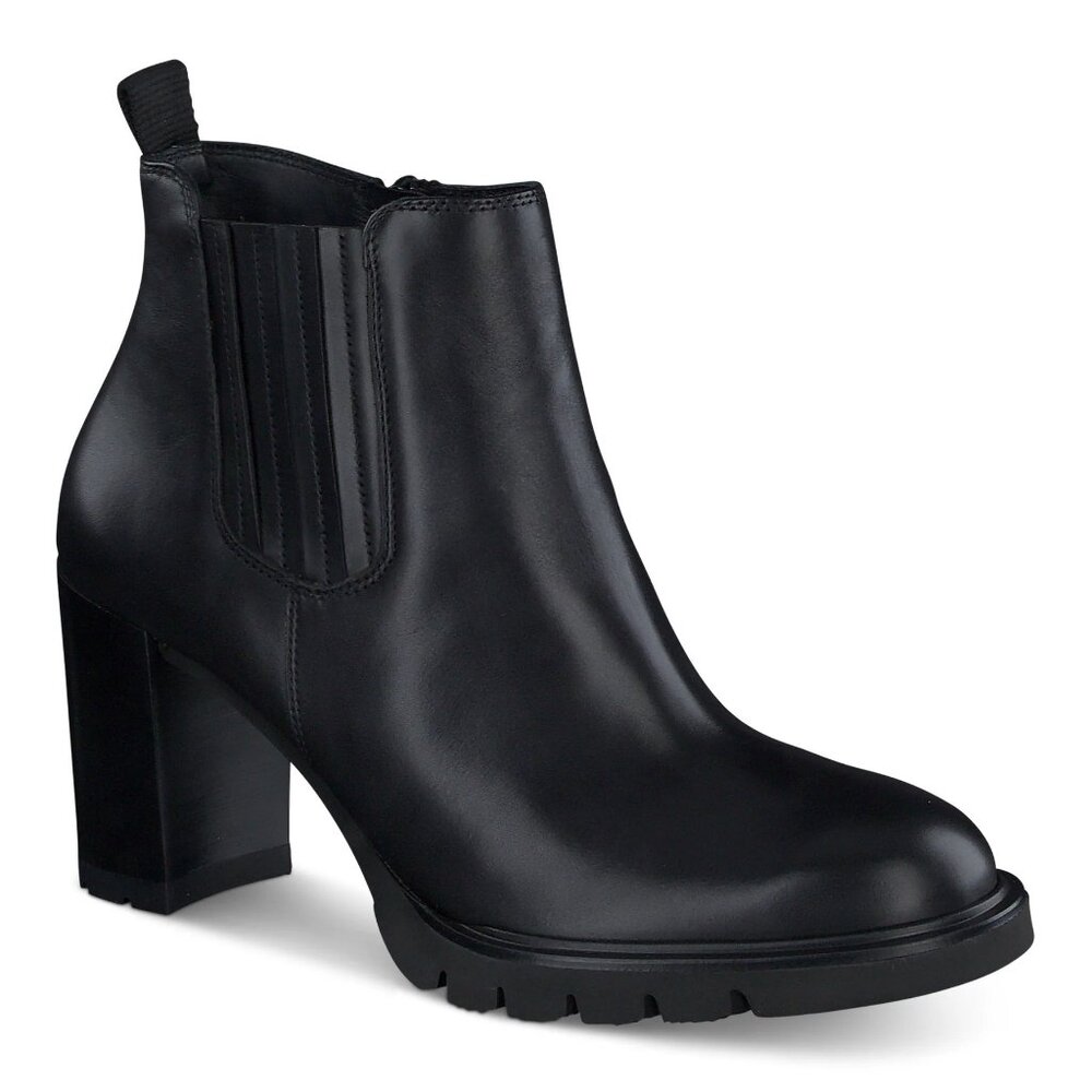 🆕PAUL GREEN Sahara Ankle Bootie Boot Block Heel 8 Black